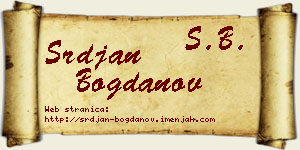 Srđan Bogdanov vizit kartica